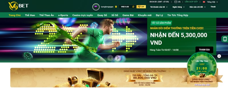 Vinbet Games cung cấp tỷ lệ cược cho nhiều trận đấu bóng đá khác nhau - Vinbet
