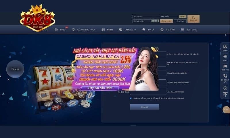 Chương trình tích điểm Dk88: Nhận 55 điểm thưởng miễn phí, không cần nạp tiền - Dk88