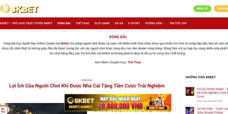 Thể thao phổ biến cấp Ev8 - Ev8